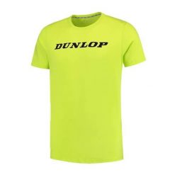 Koszulka sportowa męska Dunlop Essentials Tee. Żółte t-shirty sportowe męskie Dunlop, m, bez wzorów, sportowe, bez ramiączek. Za 79.99 zł.