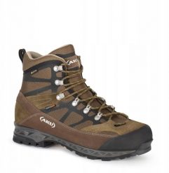 Buty trekkingowe męskie Aku M'S TREKKER PRO GTX, green/ brown, 42.5. Brązowe buty trekkingowe męskie Aku, bez wzorów, bez zapięcia. Za 756.25 zł.