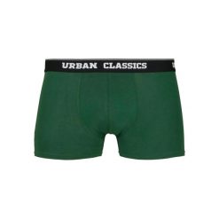 Bokserki Męskie Z Nadrukiem Na Całej Powierzchni (zestaw 3 Sztuk). Czarne bokserki męskie Urban Classics, m, bez wzorów. Za 84.99 zł.