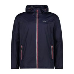 Kurtka męska turystyczna CMP 3X57627. Niebieskie kurtki męskie CMP, m, bez wzorów, sportowe, bez ramiączek, bez kaptura. W wyprzedaży za 119.99 zł.