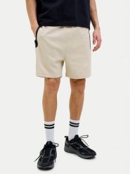 Jack & Jones Szorty sportowe Gordon Fusion 12273304 Beżowy Regular Fit. Brązowe szorty sportowe męskie Jack & Jones, bez wzorów, z syntetyku, sportowe. Za 109.99 zł.