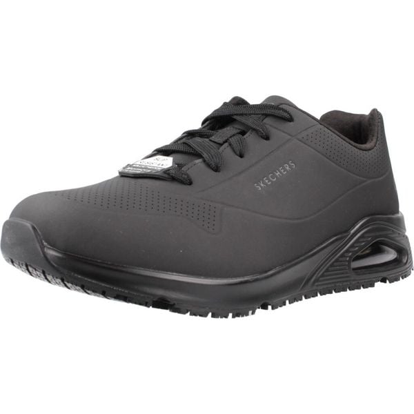 Buty SKECHERS UNO SR - SUTAL Czarny. Czarne buty sportowe na co dzień męskie Skechers, m, bez wzorów, sportowe, bez ramiączek, bez kaptura. Za 445.38 zł.