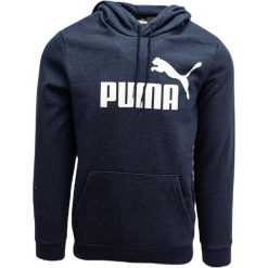 Bluza treningowa męska Puma Ess Heather Hoodie FL. Brązowe bluzy nierozpinane męskie Puma, m, bez wzorów, sportowe, bez ramiączek, bez kaptura. Za 164.00 zł.