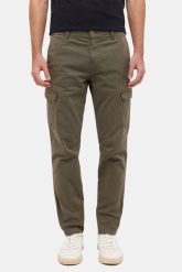 Męskie Spodnie jeansowe Mustang Style Daytona Cargo Ivy Green 1016419 6421. Zielone spodnie na co dzień męskie Mustang, bez wzorów, z jeansu. Za 259.99 zł.