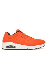 Skechers Sneakersy Uno - Stand On Air 52458/ORBK Pomarańczowy. Brązowe buty sportowe na co dzień męskie Skechers, m, bez wzorów, ze skóry, bez ramiączek, bez kaptura. Za 219.99 zł.