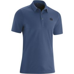 Polo Gonso Almas. Niebieskie koszulki polo męskie Gonso, bez wzorów, eleganckie, bez kołnierzyka, bez ramiączek. Za 252.00 zł.