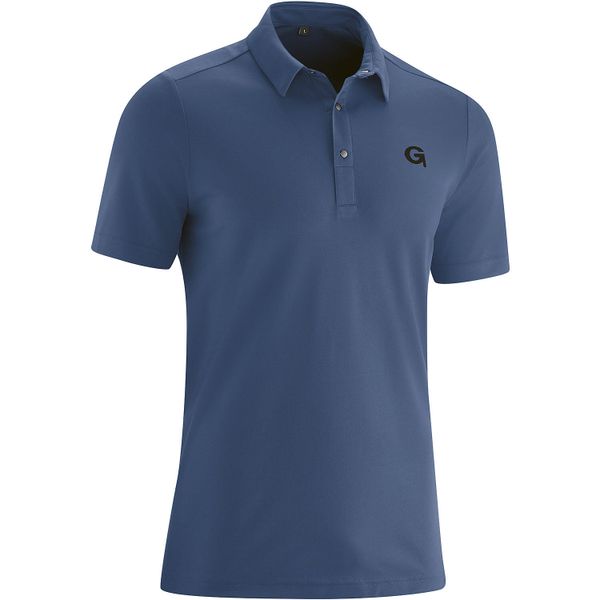 Polo Gonso Almas. Niebieskie koszulki polo męskie Gonso, m, bez wzorów, eleganckie, bez kołnierzyka, bez ramiączek. Za 294.50 zł.