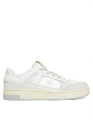 Calvin Klein Jeans Sneakersy Basket Cup Low Laceup Lth Mix YM0YM01308 Biały. Białe buty sportowe na co dzień męskie Calvin Klein Jeans, m, bez wzorów, z jeansu, bez ramiączek, bez kaptura. Za 259.99 zł.