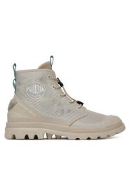 Palladium Trapery Pampa Lite Travel Vt 74472-096-M Szary. Szare buty zimowe męskie Palladium, bez wzorów, z materiału, bez obcasa, bez zapięcia. Za 429.99 zł.