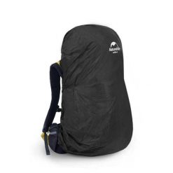 Pokrowiec przeciwdeszczowy na plecak Naturehike 55-75L. Czarne plecaki męskie NATUREHIKE, bez wzorów. Za 64.99 zł.