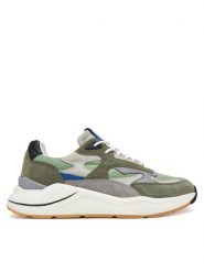 D.A.T.E. Sneakersy Fuga M421-FG-NY Zielony. Zielone buty sportowe na co dzień męskie D.A.T.E., m, bez wzorów, ze skóry, bez ramiączek, bez kaptura. Za 589.99 zł.