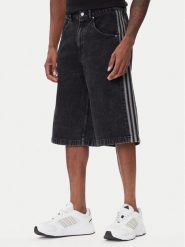 Adidas Szorty jeansowe adicolor Denim Firebird JC6719 Czarny Loose Fit. Czarne szorty męskie ADIDAS, bez wzorów, z bawełny. Za 219.99 zł.