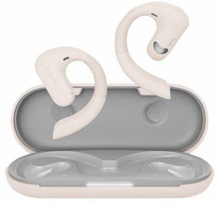 Słuchawki bezprzewodowe OneOdio OpenRock S (kremowe). Białe słuchawki bluetooth ONEODIO. Za 248.00 zł.