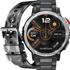 Zegarek męski SMARTWATCH moro militarny z bransoletą. Zegarki męskie Rubicon. Za 299.00 zł.