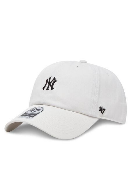 47 Brand Czapka z daszkiem MLB New York YankeesFoundation ’47 CLEAN UP B-FNDTN17GWS Biały. Białe czapki męskie 47 Brand, bez wzorów, z bawełny. Za 99.99 zł.