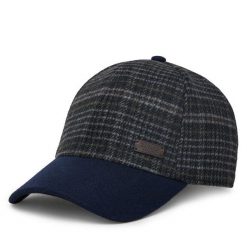 Czapka z daszkiem Barbour. Niebieskie czapki męskie Barbour, bez wzorów. Za 199.99 zł.