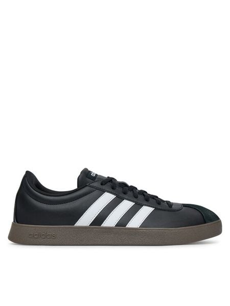 Adidas Sneakersy VL COURT BASE ID3712 Czarny. Czarne buty sportowe na co dzień męskie ADIDAS, m, bez wzorów, z materiału, bez ramiączek, bez kaptura. Za 219.99 zł.