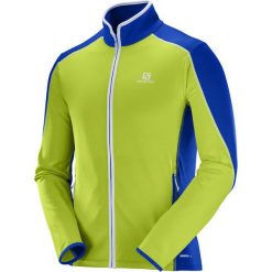 Salomon Bluza Atlantis Fz M Acid Lime/Surf The Web L. Niebieskie bluzy bez kaptura męskie Salomon, l, bez wzorów, z polaru, sportowe, bez ramiączek, bez kaptura. W wyprzedaży za 319.00 zł.