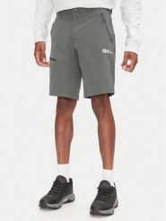 Jack Wolfskin Szorty sportowe Pico Trail A63908 Zielony Regular Fit. Zielone szorty sportowe męskie Jack Wolfskin, bez wzorów, z syntetyku, sportowe. Za 239.99 zł.