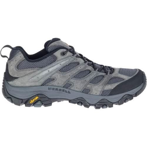 Buty trekkingowe męskie Merrell Moab 3 Ventilator. Szare buty trekkingowe męskie Merrell, bez wzorów, z materiału, bez zapięcia, trekkingowe. Za 558.00 zł.