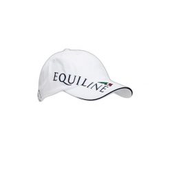 Czapka Equiline Logo. Białe czapki męskie EQODE BY EQUILINE, bez wzorów, sportowe. Za 210.00 zł.