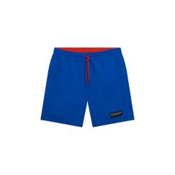 Szorty Napapijri Iaato. Niebieskie szorty męskie Napapijri, bez wzorów. W wyprzedaży za 220.50 zł.