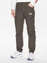The North Face Spodnie outdoor Explo NF0A7Z96 Zielony Regular Fit. Zielone długie spodnie sportowe męskie The North Face, bez wzorów, z syntetyku, outdoorowe. Za 449.99 zł.