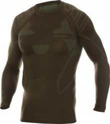 Brubeck LS14210 Bluza męska RANGER PROTECT khaki XXL. Brązowe bluzy nierozpinane męskie Brubeck, m, bez wzorów, bez ramiączek, bez kaptura. Za 165.45 zł.