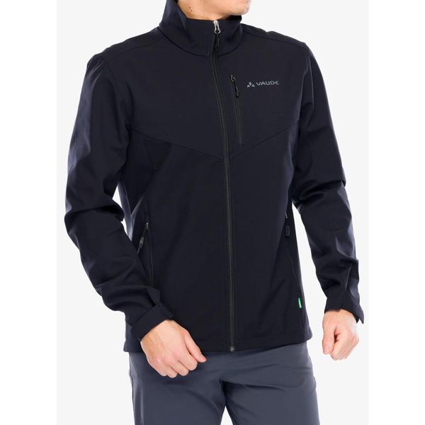 Kurtka softshell męska Vaude Cyclone Jacket VI. Czarne kurtki męskie Vaude, m, bez wzorów, z softshellu, bez kaptura, trekkingowe. Za 377.99 zł.