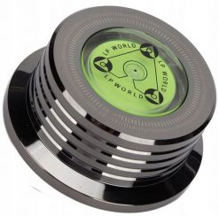 Gramofon Docisk płyt winylowych gramofonowy stabilizator winyli aluminiowy CZARNY. Czarne gramofony NoName. Za 52.99 zł.