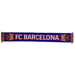 Szalik Barcelona - oficjalny licencjonowany. Czerwone szaliki męskie FC Barcelona, bez wzorów, sportowe. W wyprzedaży za 87.38 zł.