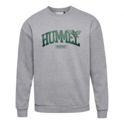 Luźna bluza z okrągłym dekoltem Hummel University Bee. Szare bluzy nierozpinane męskie HUMMEL, m, bez wzorów, bez ramiączek, bez kaptura. W wyprzedaży za 149.75 zł.