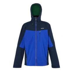 Męska Kurtka Przeciwdeszczowa Z Kapturem Birchdale. Niebieskie kurtki męskie Regatta, m, bez wzorów, sportowe, bez ramiączek, z kapturem. Za 133.99 zł.