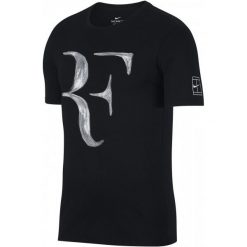 Nike Męski T-Shirt Rf M Nk Tee Black White S. Białe t-shirty sportowe męskie Nike, sportowe. Za 155.00 zł.