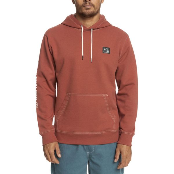 Bluza sportowa męska Quiksilver The Original. Brązowe bluzy bez kaptura męskie Quiksilver, m, bez wzorów, z bawełny, casualowe, bez ramiączek, bez kaptura. W wyprzedaży za 154.00 zł.