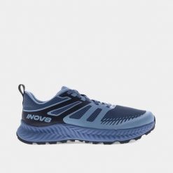 Buty do biegania męskie, Trailfly Standard. Czarne buty do biegania męskie Inov-8, bez wzorów, z gumy, bez zapięcia, do biegania. Za 491.99 zł.