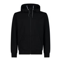 Bluza z kapturem zapinana na zamek błyskawiczny CMP. Czarne bluzy z kapturem męskie CMP, bez wzorów, z kapturem. Za 296.70 zł.