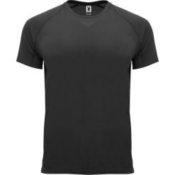 Męska Koszulka Sportowa Z Krótkim Rękawem Bahrain. Czarne t-shirty sportowe męskie ROLY, m, bez wzorów, sportowe, bez ramiączek. Za 25.99 zł.