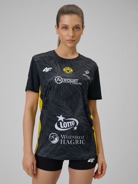 4F Koszulka meczowa replika wyjazdowa z sezonu 2025/26 uniseks 4F x Sokół & Hagric Mogilno - biała L. Białe t-shirty męskie 4f, l, bez wzorów, z materiału, bez kołnierzyka, bez ramiączek. Za 149.99 zł.