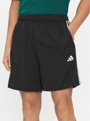 Adidas Szorty sportowe Train Essentials Piqué 3-Stripes Training Shorts IB8111 Czarny Regular Fit. Czarne szorty sportowe męskie ADIDAS, bez wzorów, z syntetyku, sportowe. Za 109.99 zł.