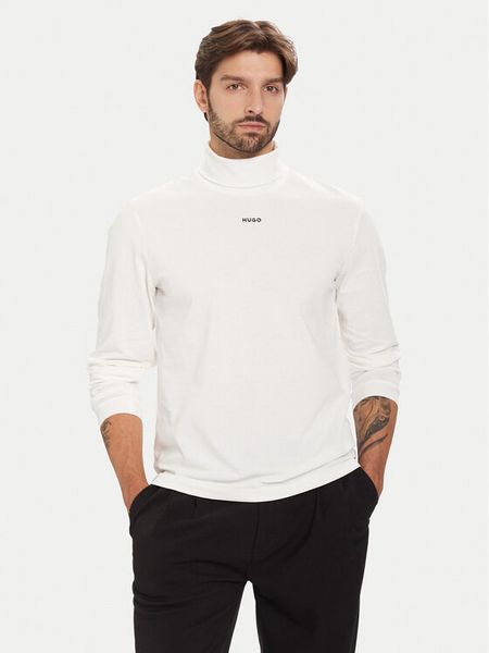 HUGO Golf Daporollo 50547372 Beżowy Regular Fit. Brązowe kardigany męskie Hugo, m, bez wzorów, z bawełny, bez ramiączek. Za 209.99 zł.