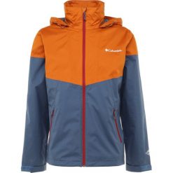 Columbia INNER LIMITS JACKET Kurtka hardshell dark blue/orange. Niebieskie kurtki outdoor męskie Columbia, z hardshellu. Za 399.00 zł.