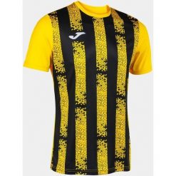 Joma Inter III Koszulka Sportowa Żółto-Czarna 2XL - Oddychająca i Zrównoważona. Czarne t-shirty sportowe męskie Joma, xl, bez wzorów, z poliesteru, sportowe, bez ramiączek. Za 179.99 zł.