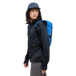 Kurtka z kapturem Haglöfs L.I.M Mid Fast II. Czarne kurtki męskie Haglöfs, l, bez wzorów, sportowe, bez ramiączek, z kapturem. Za 529.99 zł.