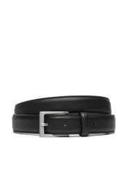 Guess Pasek Męski BMCCLE P4430 Czarny. Czarne paski męskie Guess, z aplikacjami, ze skóry. Za 189.99 zł.
