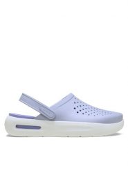 Crocs Klapki InMotion Clog 209964 Fioletowy. Fioletowe klapki i japonki męskie Crocs, bez wzorów, z tworzywa sztucznego. Za 259.99 zł.