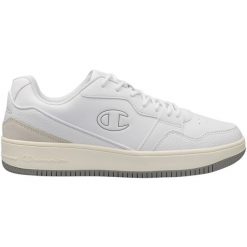 Męskie Buty Sportowe RD18 Revive Low. Białe buty trekkingowe męskie CHAMPION, bez wzorów, sportowe, bez obcasa, bez zapięcia. Za 306.99 zł.