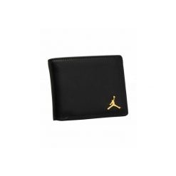 Portfel skórzany Air Jordan Jumpman Ingot Bifold Black Czarny MA0819-023. Czarne portfele męskie Jordan, bez wzorów. Za 447.35 zł.