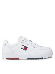 Tommy Jeans Sneakersy Retro Ess EM0EM01397 Biały. Białe buty sportowe na co dzień męskie Tommy Jeans, m, bez wzorów, z jeansu, retro, bez ramiączek, bez kaptura. Za 299.99 zł.