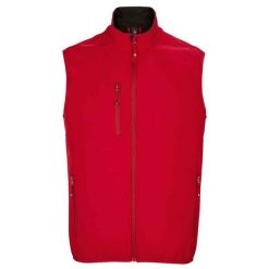 Ocieplacz Męski Falcon Softshell Zapinany Na Zamek Błyskawiczny. Czerwone kurtki softshell męskie SOL'S, m, bez wzorów, z softshellu, bez kaptura, trekkingowe. Za 187.99 zł.